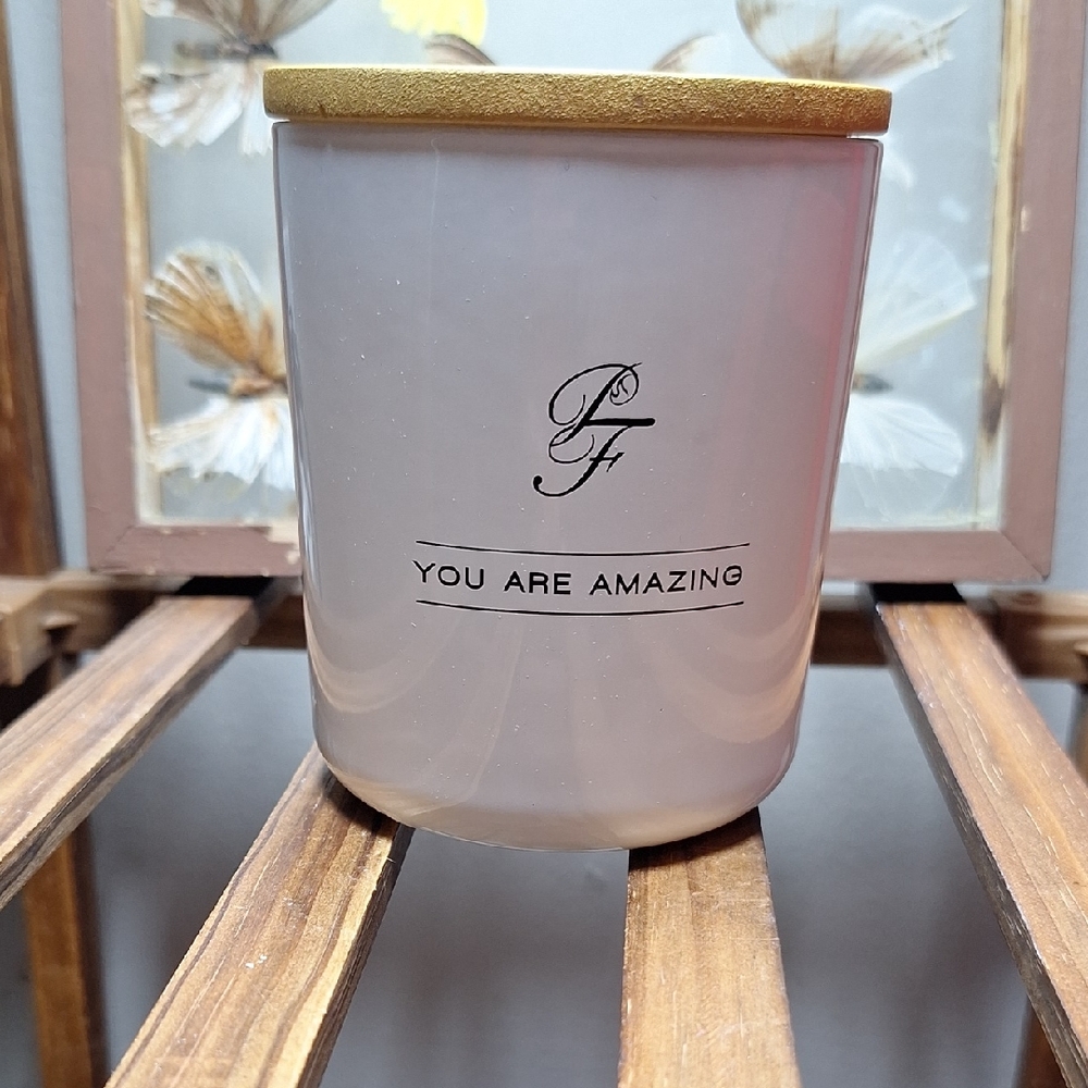 You Are Amazing Candle with Gold Lid